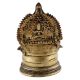 Golden Brass Oil Lamp Pooja Home Temple Diya Lamp